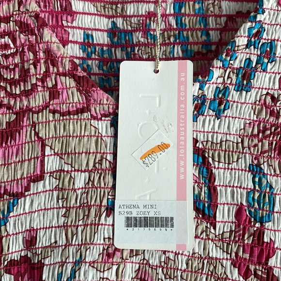 NWT Lola Australia Athena Mini Dress - Picture 6 of 7